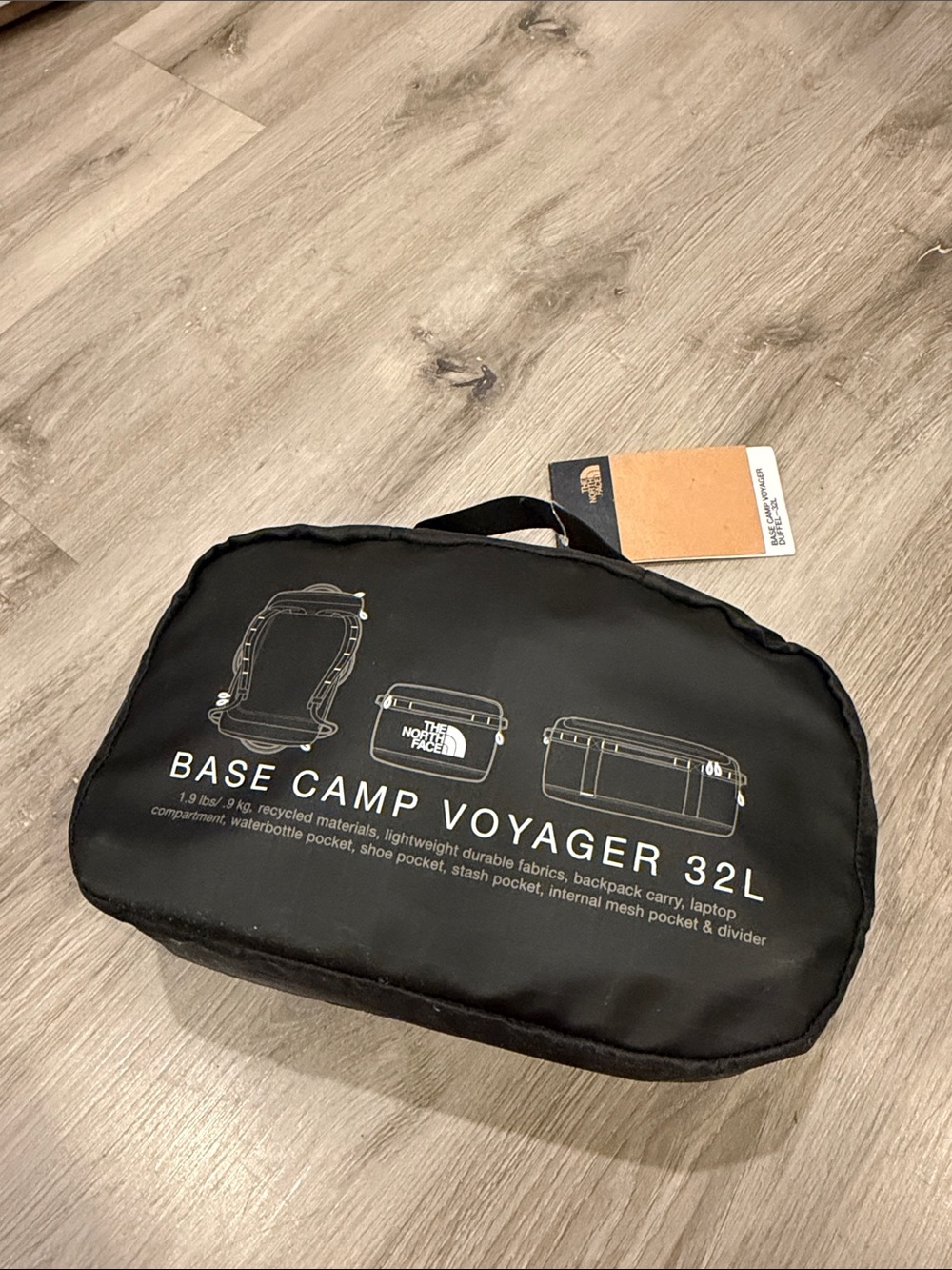 The North Face Base Camp Voyager 32L Duffel Bag - Black